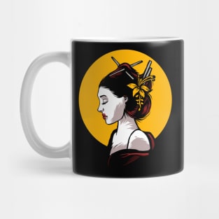 SAD GEISHA WITH KIMONO Mug